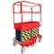 Pake Handling Tools Scissor Lift, Push-Around Drive, 660 lb Cap., 22 ft Max Height PAKSL-SJY0358-SE - alternate 1